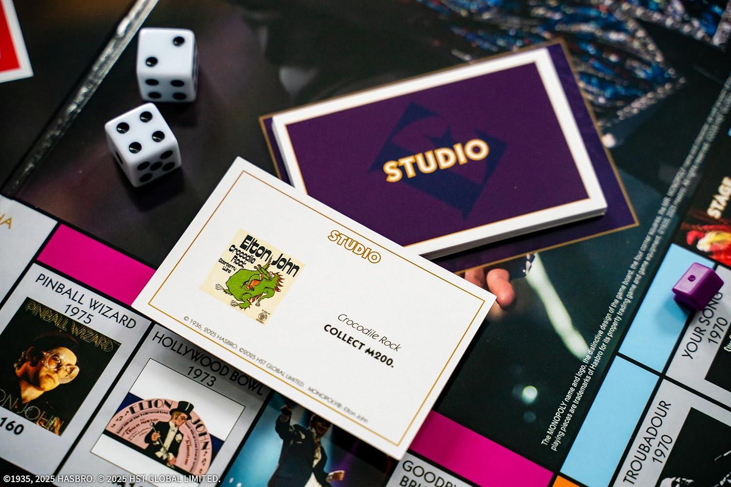 image:imageMonopoly Elton John Play as Iconic Headgear Star Glasses amp More Collect Legendary Career Moments Like Knighthood amp Farewell Tour Officially Licensed Elton John Board Game