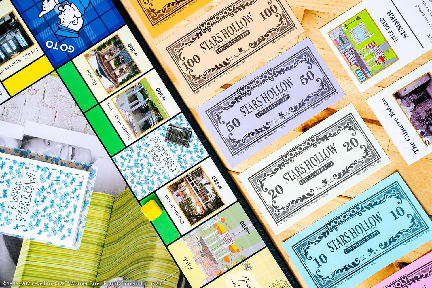image:imageMonopoly Gilmore Girls Buy Sell amp Trade Iconic Stars Hollow Locations Includes 6 Collectible Tokens Like Coffee Cup amp Lukes Hat Fun Game for Fans amp Families Official Gilmore Girls Merchandise