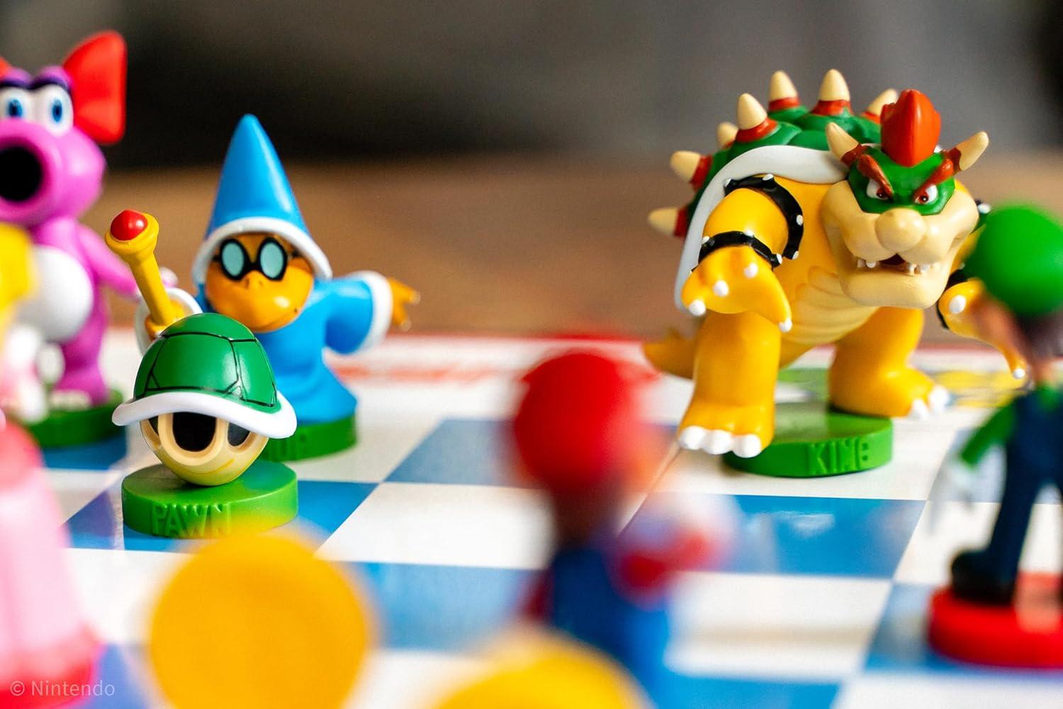 image:imageSuper Mario Chess Set 32 Custom Sculpt Chess Pieces Including Iconic Characters Mario Luigi Peach Toad Bowser Super Mario Themed Chess Game