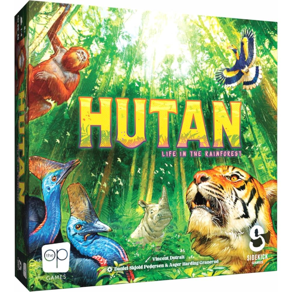 image:imageHutan Board Game Strategic Tile Placement Game for Families amp Adults EcoThemed Strategy Grow Trees Attract Wildlife Solo amp Multiplayer 14 Players Made by The Op Games