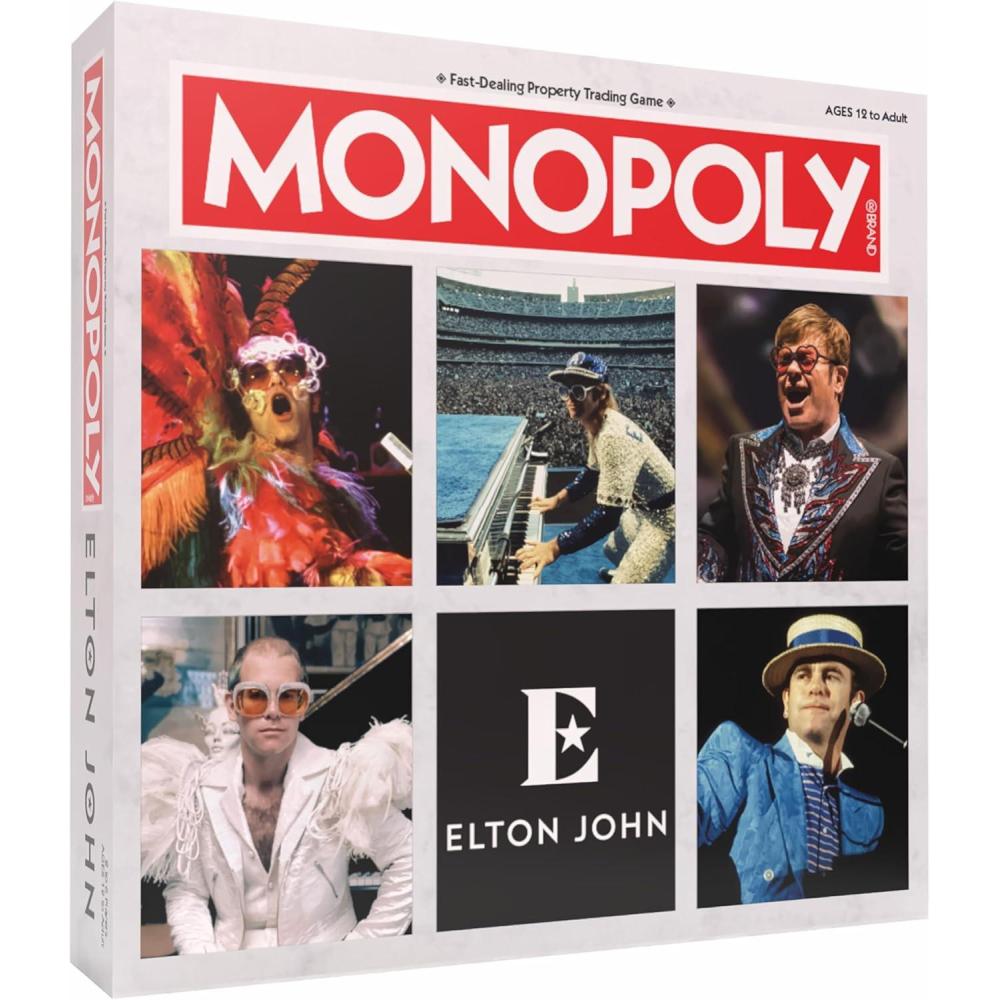 image:imageMonopoly Elton John Play as Iconic Headgear Star Glasses amp More Collect Legendary Career Moments Like Knighthood amp Farewell Tour Officially Licensed Elton John Board Game