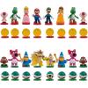 Super Mario Chess Set | 32 Custom Sculpt Chess Pieces Including Iconic Characters – Mario, Luigi, Peach, Toad, Bowser | Super Mario Themed Chess Game