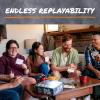 USAOPOLY BLANK SLATE, Where Great Minds Think Alike, Fun Family-Friendly Board Game, Word Association Party Game, Easy to Learn, Fun to Play Family Game Night, 3-8 Players, Ages 8+(Game)