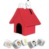 YAHTZEE: Peanuts Edition, Exclusive Snoopy’s Doghouse Cup, Roll The Dice with Charlie Brown, Woodstock & The Peanuts Gang, Dice Rolling Game with a Fun Twist, Officially Licensed Peanuts Collectible