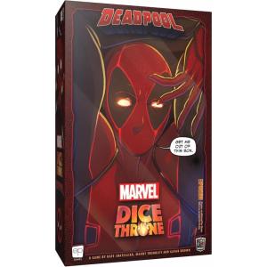 Marvel Dice Throne: Deadpool Deluxe Edition – Rolling Battle Game, Play as Deadpool With Unique Abilities, Stand-Alone Expansion & Compatible With All Heroes, Officially Licensed