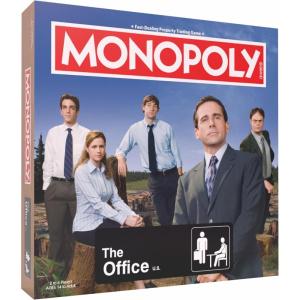 Monopoly: The Office Board Game, Featuring World’s Best Boss Mug, Dundee Award, Box of Paper & More, Buy, Sell, Trade Scranton’s Locations from Reception to The Conference Room, Officially Licensed
