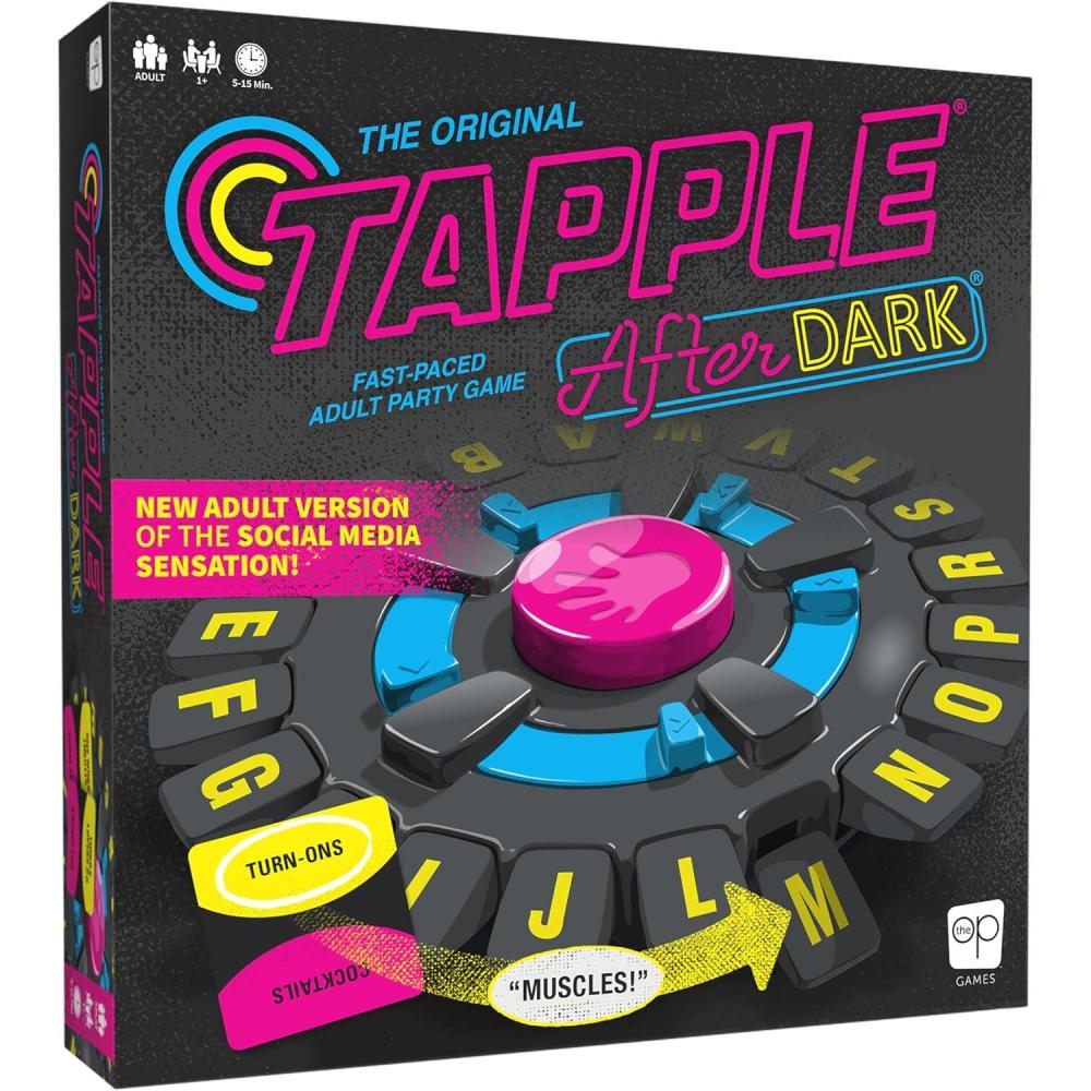 image:imageTapple After Dark Word Game FastPaced Board Game for Ages 17 Pick a Category Tap a Letter Shout an Answer and Race Against The Timer to be The Last Player Great Party Game for 1 players