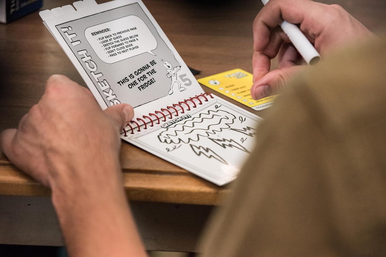 image:imageUSAOPOLY Telestrations Original 8 Player Family Board Game A Fun Family Game for Kids and Adults Family Game Night Just Got Better The Telephone Game Sketched OutStandard Edition