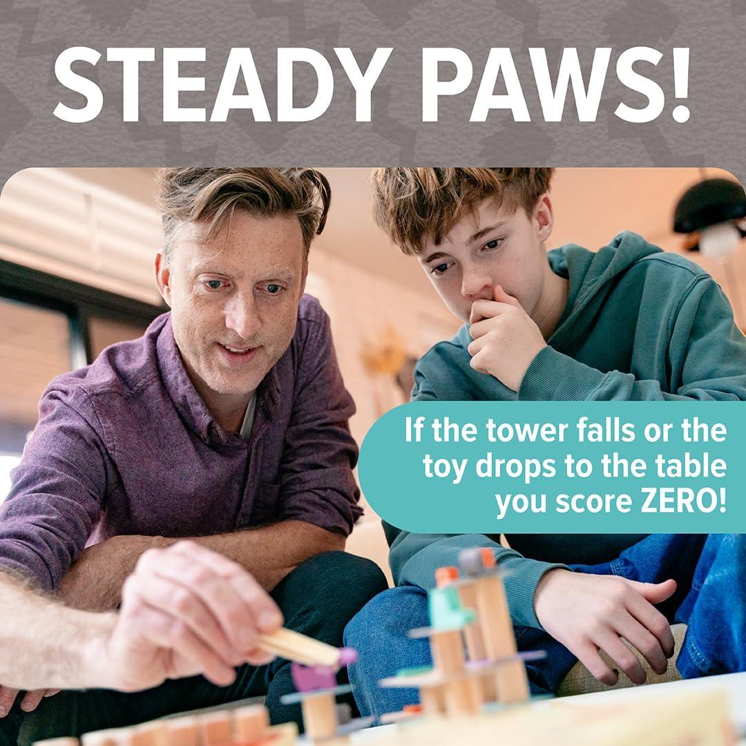 image:imageCats Knocking Things Off Ledges A Fun Dexterity Stacking Game for Families Kids Teens amp Adults Features Cute Cats amp Toy Wooden Pieces Portable to Play Anywhere Ages 10 24 Players 15 Minute