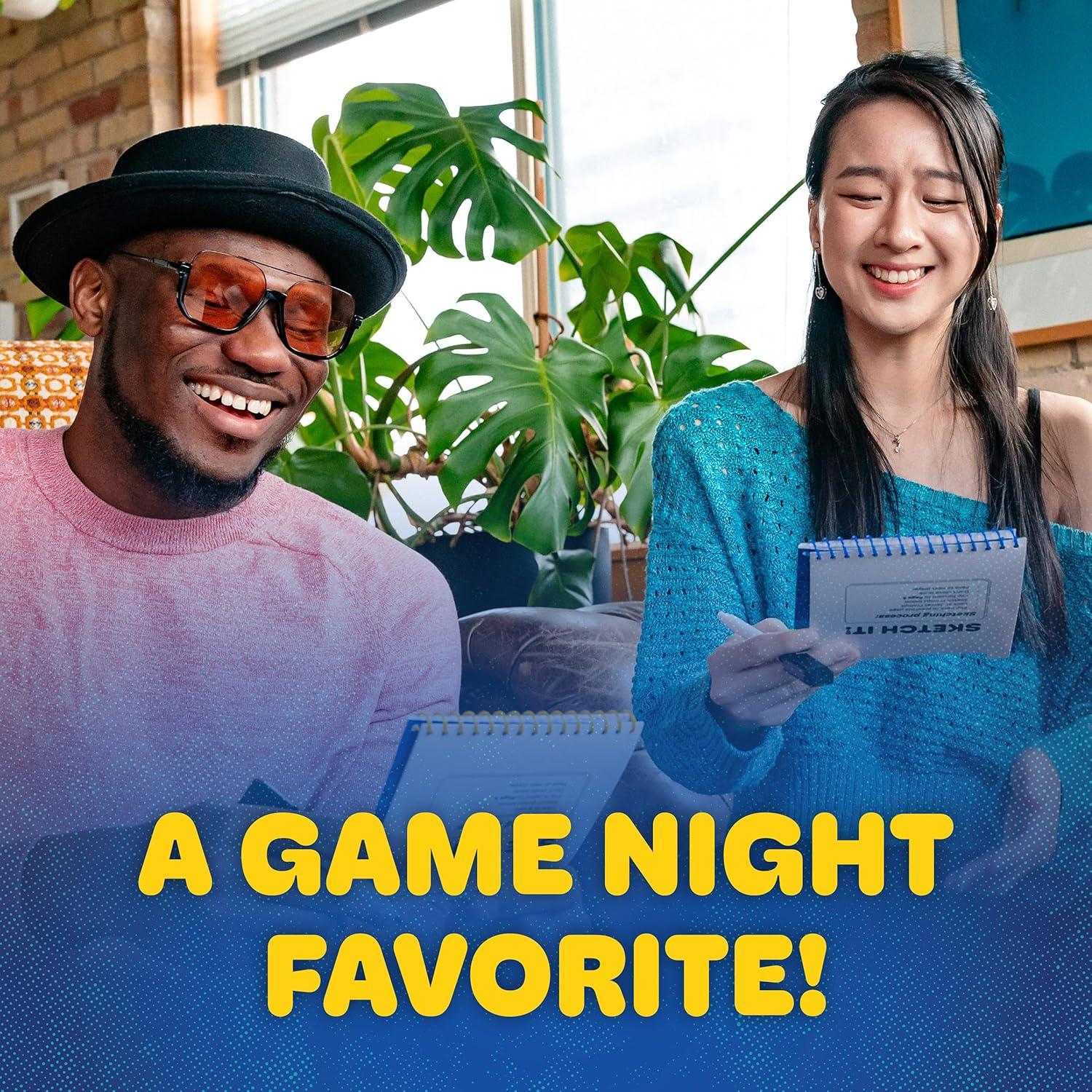 image:imageTelestrations 8 Player 2nd Edition Board Game Award Winning Hilarious and Unpredictable Must Have Party Game with a New Look Sketch What Your Read Then Guess What You Saw 48 Players Ages 10