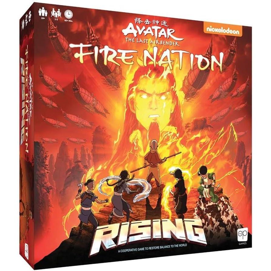 image:imageAvatar The Last Airbender Fire Nation Rising Cooperative Board Game Featuring Aang Katara Sokka Toph Zuko and Lord Ozai OfficiallyLicensed Avatar Merchandise