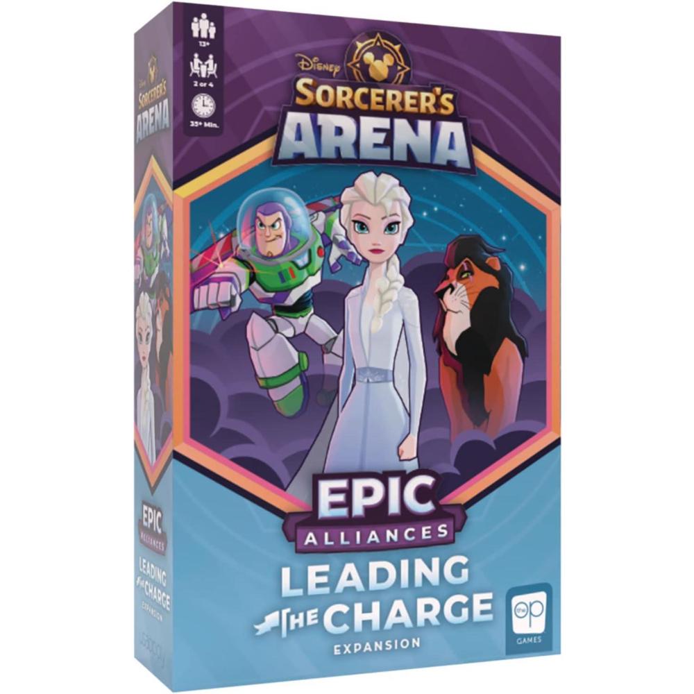 image:imageDisney Sorcerers Arena Epic Alliances Leading The Charge Expansion  Featuring Buzz Lightyear Scar and Elsa  OfficiallyLicensed Disney Strategy amp Family Board Game