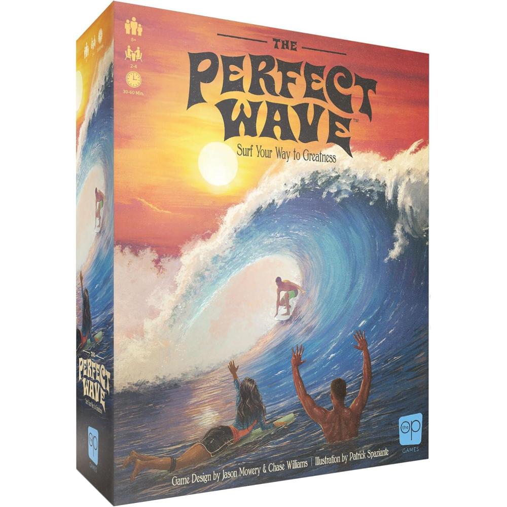 image:imageThe Perfect Wave  Surfing Themed Light Strategy Card Game  Custom Artwork  2 to 4 Players and Ages 8 and Up