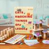 Cats Knocking Things Off Ledges, A Fun Dexterity Stacking Game for Families, Kids, Teens & Adults, Features Cute Cats & Toy Wooden Pieces, Portable to Play Anywhere, Ages 10+, 2-4 Players, 15+ Minute