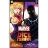 USAOPOLY Marvel Dice Throne | 2 Hero Box Featuring Captain Marvel, Black Panther | Standalone Competitive Dice Game | Officially-Licensed Game | Compatible with The Dice Throne Ecosystem