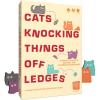 Cats Knocking Things Off Ledges, A Fun Dexterity Stacking Game for Families, Kids, Teens & Adults, Features Cute Cats & Toy Wooden Pieces, Portable to Play Anywhere, Ages 10+, 2-4 Players, 15+ Minute