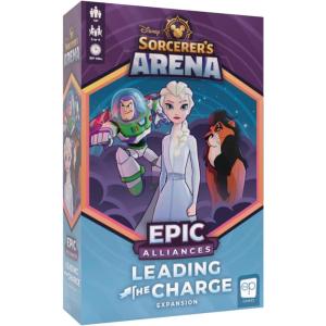 Disney Sorcerer’s Arena: Epic Alliances Leading The Charge Expansion | Featuring Buzz Lightyear, Scar, and Elsa | Officially-Licensed Disney Strategy & Family Board Game