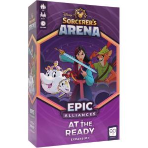 Disney Sorcerer’s Arena: Epic Alliances at The Ready Expansion | Featuring Robin Hood, Mrs. Potts, and Mulan | Officially Licensed Disney Strategy & Family Board Game | Ages 13+