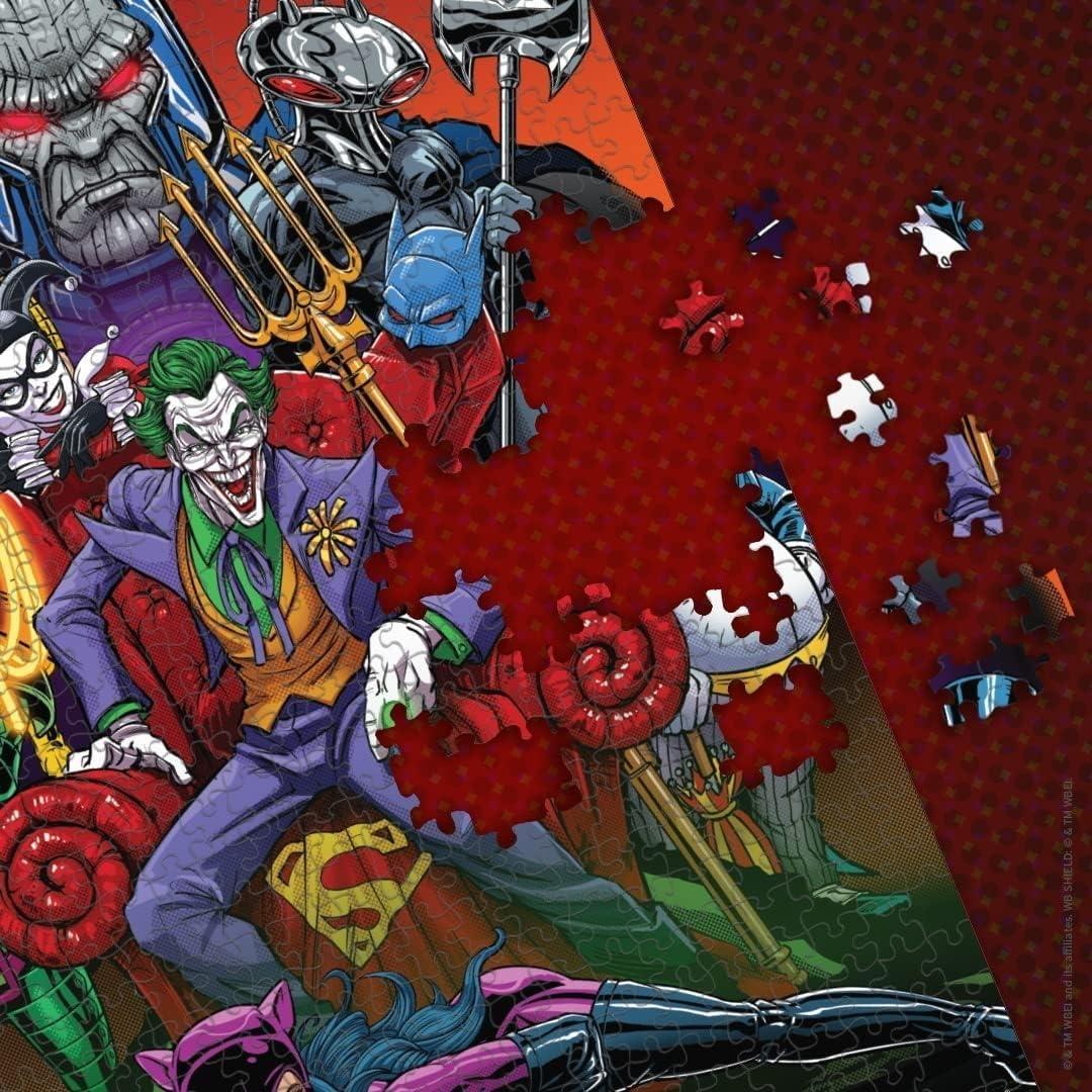 image:imageDC Villains Forever Evil 1000 Piece Jigsaw Puzzle Celebrating WB 100 Officially Licensed DC Comics Universe Merchandise Collectible Puzzle Featuring Joker Harley Quinn Lux Luthor and Others