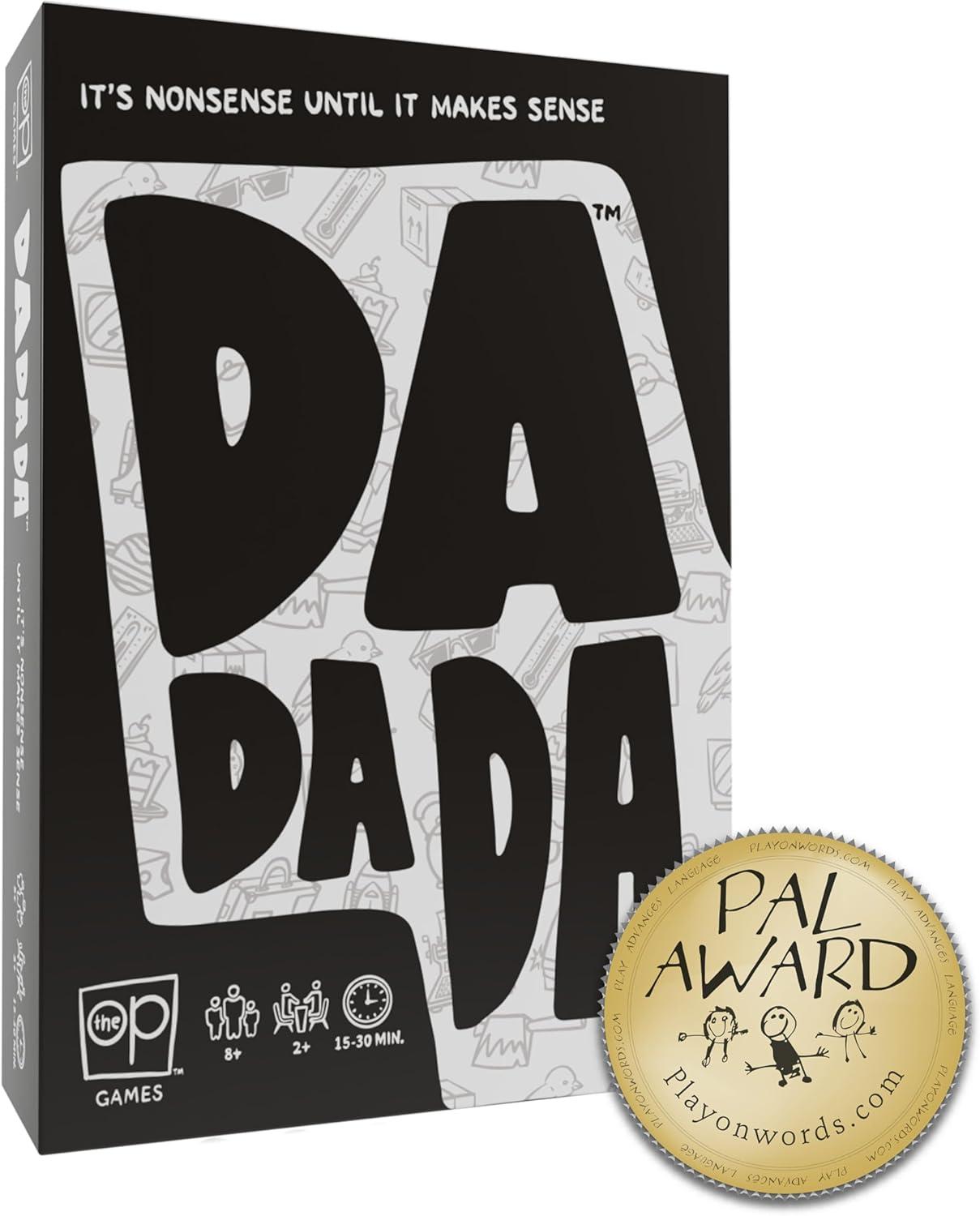 image:imageDadada The Nonsensical Party Game That Makes Sense Turns Gibberish into Hilarity Create Your Own New Hilarious Language Word and Image Association Game 2 Players Ages 8 amp Up 1530 Minutes