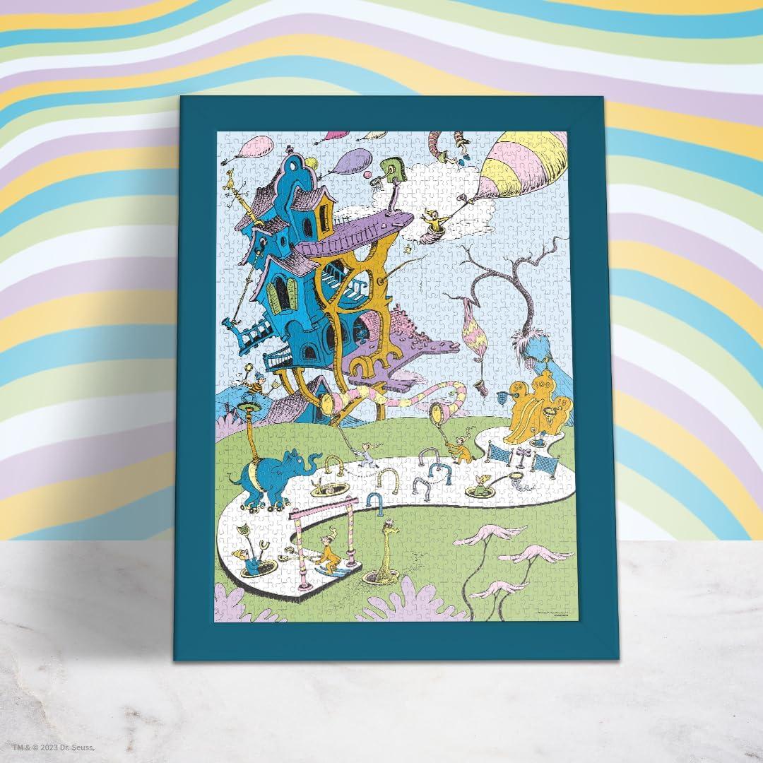 image:imageDr Seuss Oh The Places Youll Go 1000 Piece Jigsaw Puzzle Collectible Puzzle Featuring Book Cover Artwork OfficiallyLicensed Dr Seuss Puzzle amp Merchandise