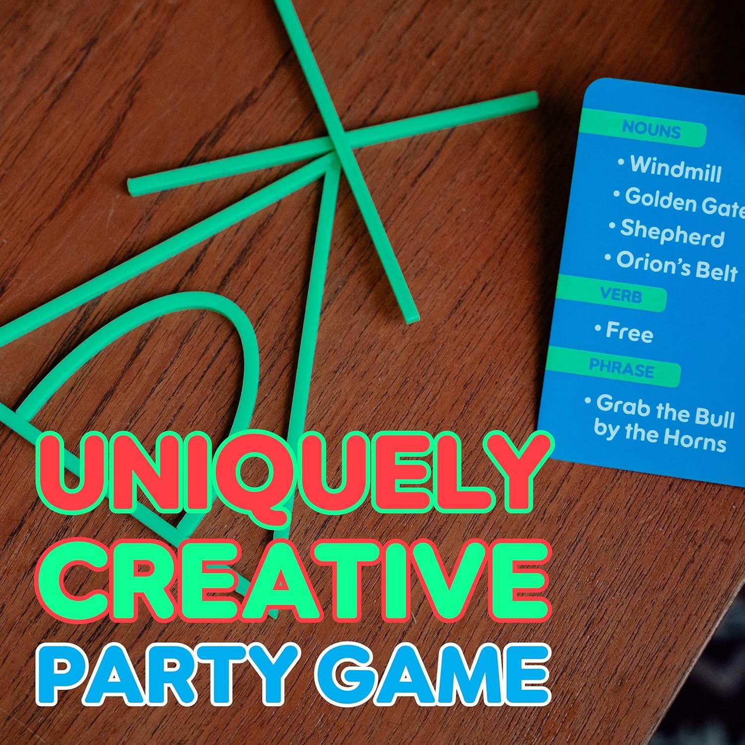 image:imageGlyphics Creative Family Party Game Use Shapes and Get Everyone to Guess The Words on Your Card Fast amp Fun Abstract Guessing Word Game for Families Friends amp Game Nights 3 Players Ages 8
