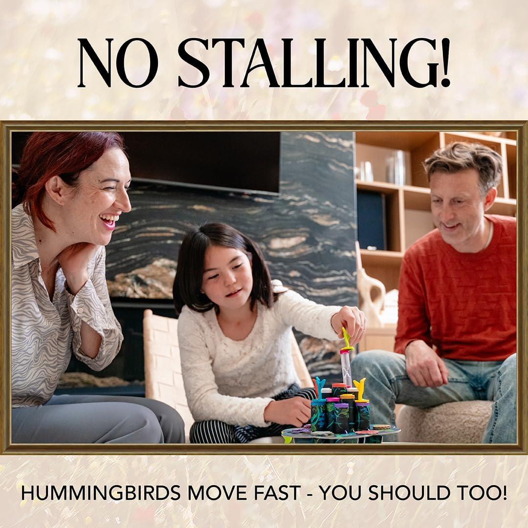 image:imageHummingbirds Board Game A RealTime Push Your Luck Dexterity Party Game Test Your Timing amp Collect Nectar Token Points A Fun Family Game with Beautiful Artwork Ages 8 24 Players 15 Play Time