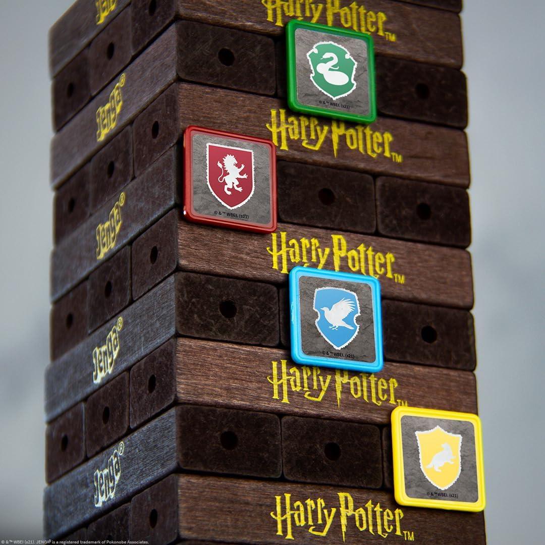 image:imageJenga Harry Potter Build The Grand Staircase of Hogwarts to Reach The Classroom Based on Harry Potter Film Franchise Collectible Jenga Game Unique Gameplay with Custom Dice