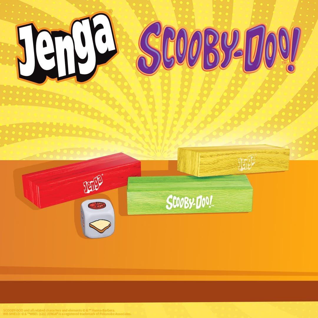 image:imageJenga ScoobyDoo Edition Build The Sandwich Tower for Shaggy amp Scooby Based on Classic Cartoon Franchise Scooby Doo Collectible Jenga Game Unique Gameplay with Custom Dice
