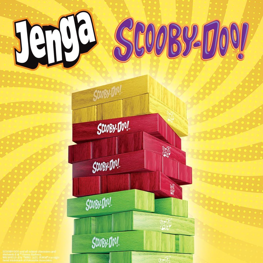 image:imageJenga ScoobyDoo Edition Build The Sandwich Tower for Shaggy amp Scooby Based on Classic Cartoon Franchise Scooby Doo Collectible Jenga Game Unique Gameplay with Custom Dice