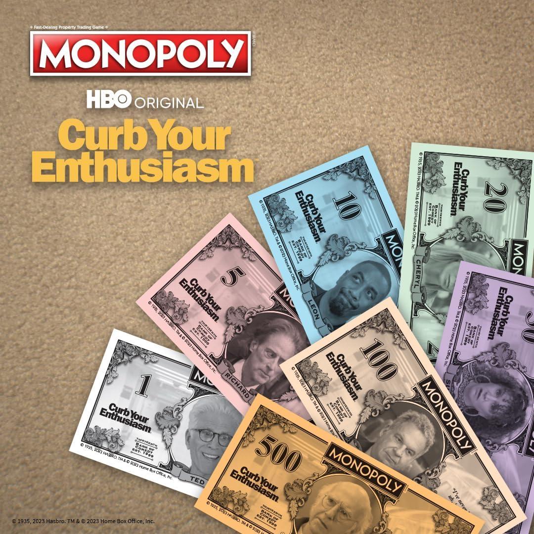 image:imageMonopoly Curb Your Enthusiasm Play as Larrys Glasses Golf Clubs Hybrid Car amp More Officially Licensed Collectible Game Based On Hit HBO Comedy Series