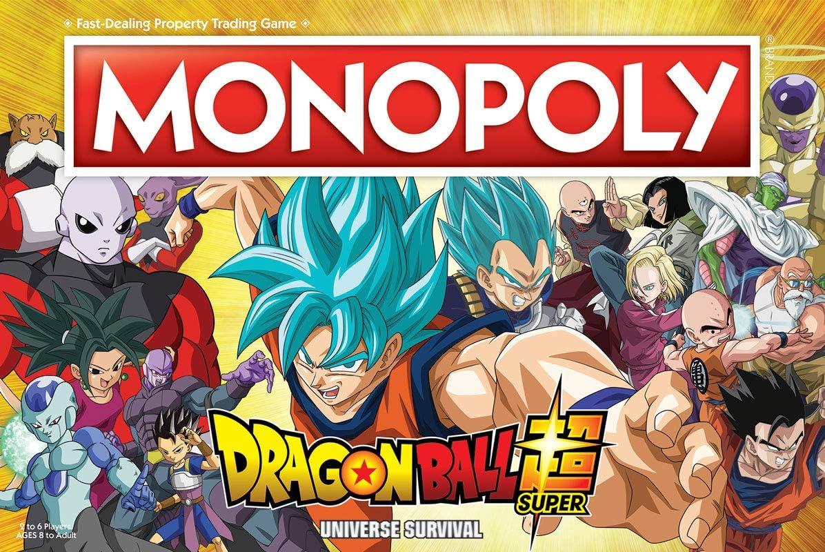 image:imageMonopoly Dragon Ball Super Recruit Legendary Warriors Goku Vegeta and Gohan Official Dragon Ball Z Anime Series Merchandise Themed Monopoly Game