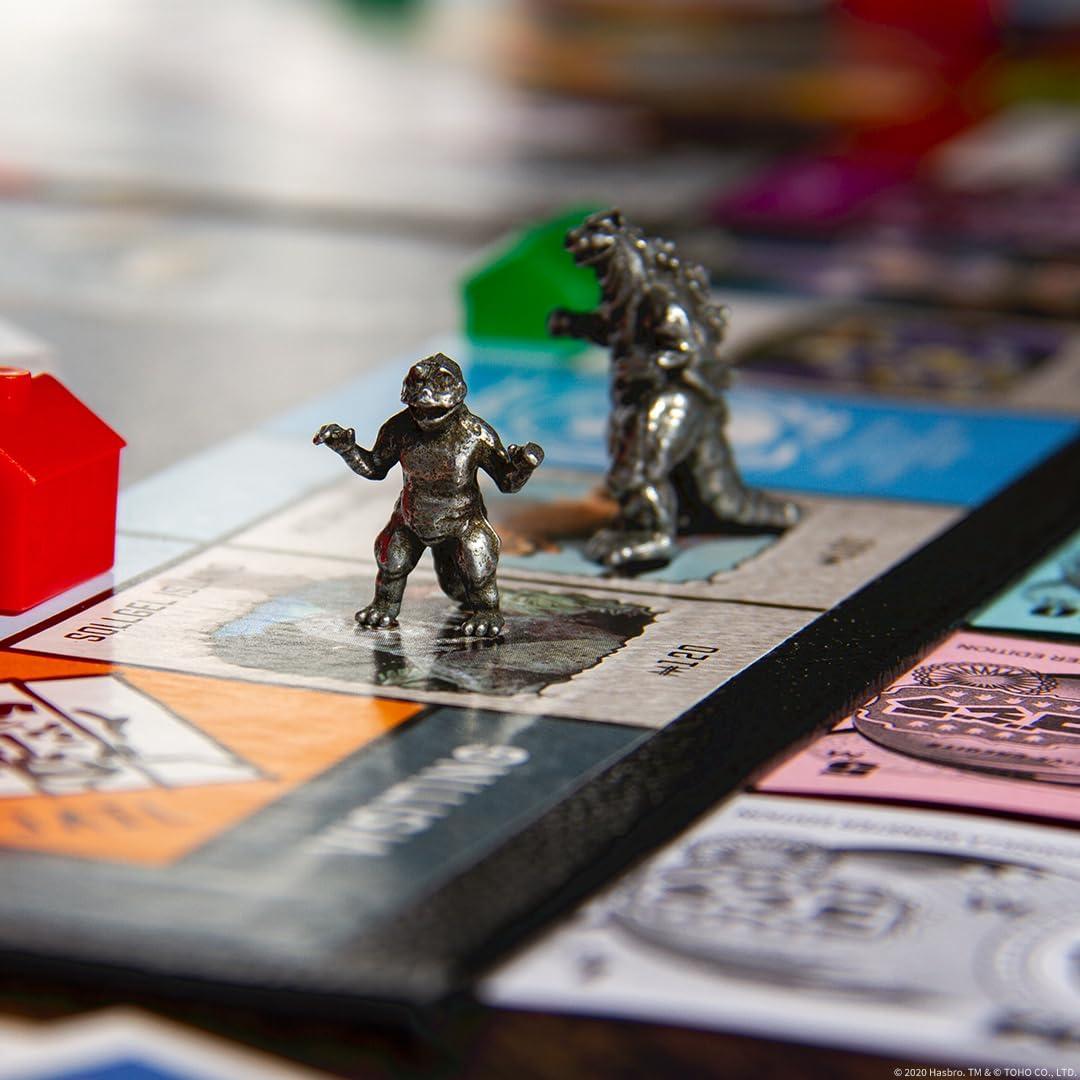 image:imageMonopoly Godzilla Based on Classic Monster Movie Franchise Godzilla Collectible Monopoly Game Featuring Familiar Locations and Iconic Kaiju Monsters