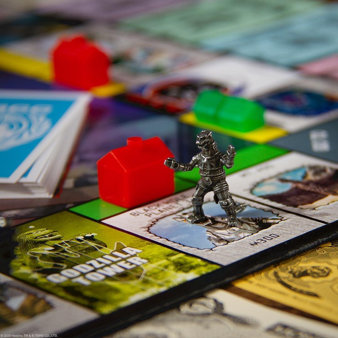 image:imageMonopoly Godzilla Based on Classic Monster Movie Franchise Godzilla Collectible Monopoly Game Featuring Familiar Locations and Iconic Kaiju Monsters