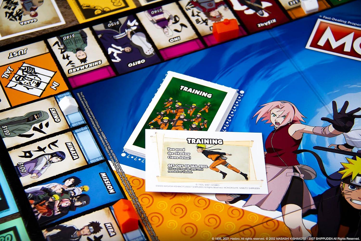 image:imageMonopoly Naruto Collectible Monopoly Game Featuring Japanese Manga Series Familiar Locations and Iconic Moments from The Anime Show 26 Players
