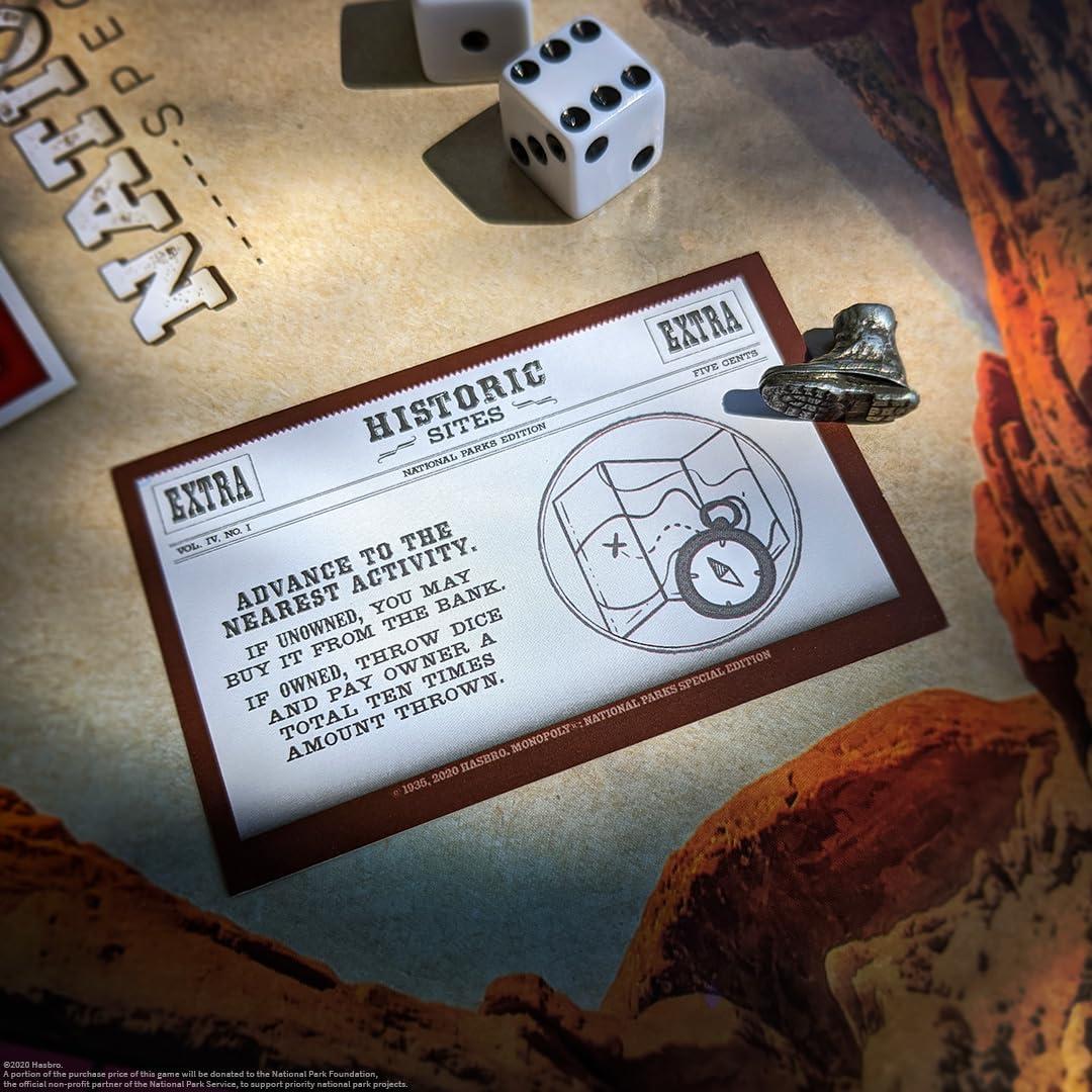 image:imageMonopoly National Parks 2020 Edition Featuring Over 60 National Parks from Across The United States Iconic Locations Such as Yellowstone Yosemite Grand Canyon and More Licensed Monopoly Game