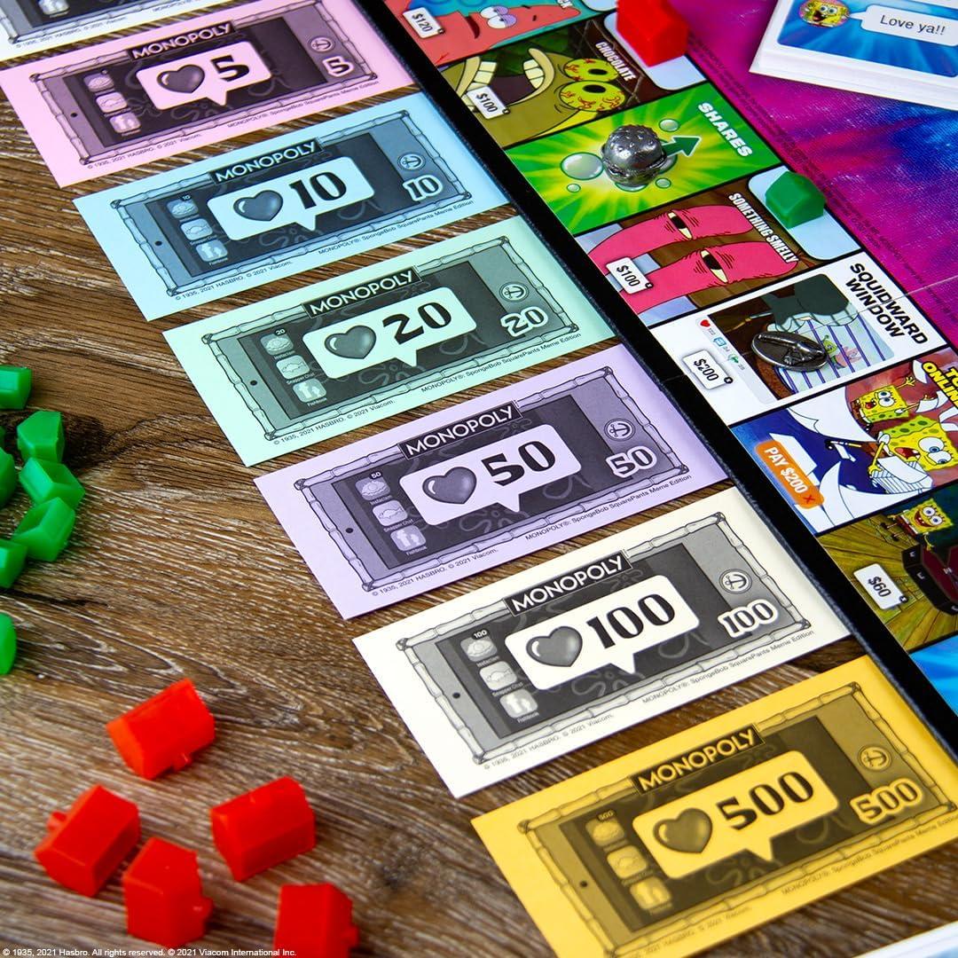 image:imageMonopoly Spongebob Squarepants Meme Edition Based on Nickelodeon Show Featuring Familiar Memes of Locations Episodes and Characters OfficiallyLicensed amp Collectible Monopoly
