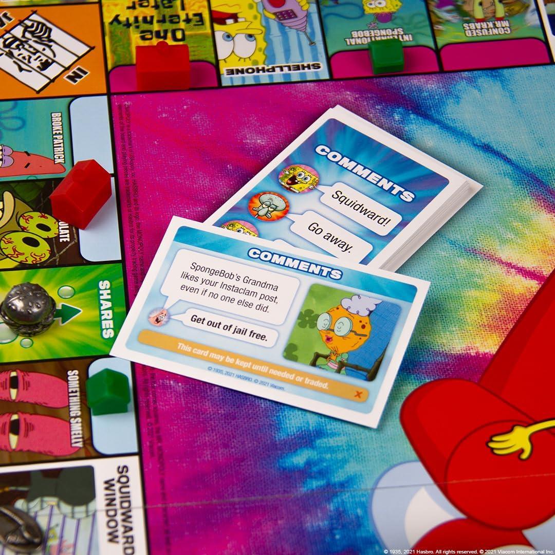 image:imageMonopoly Spongebob Squarepants Meme Edition Based on Nickelodeon Show Featuring Familiar Memes of Locations Episodes and Characters OfficiallyLicensed amp Collectible Monopoly