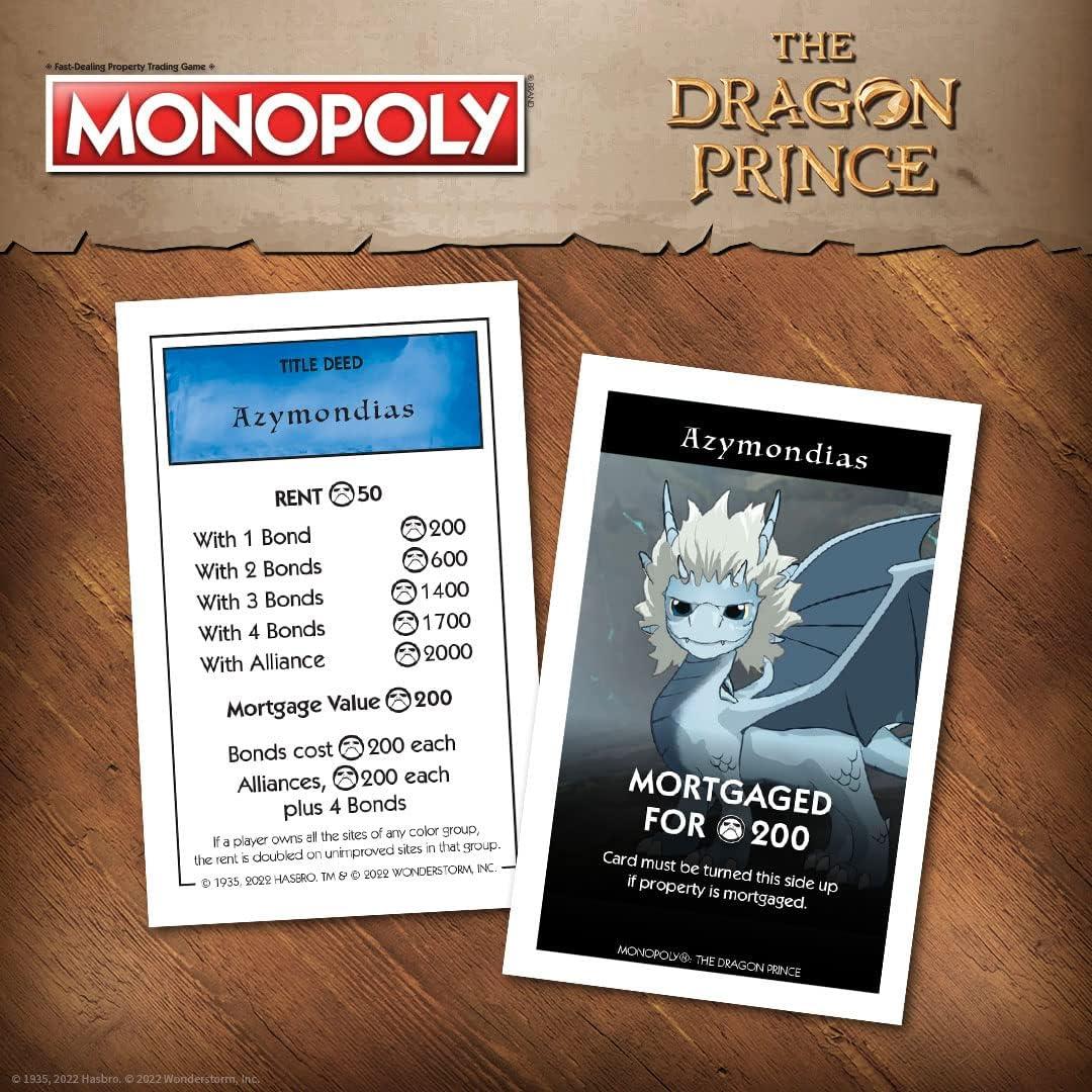 image:imageMonopoly The Dragon Prince Buy Sell Trade Characters Such as Ezran Rayla and Callum from The Netflix Series Classic Monopoly Game OfficiallyLicensed The Dragon Prince Merchandise