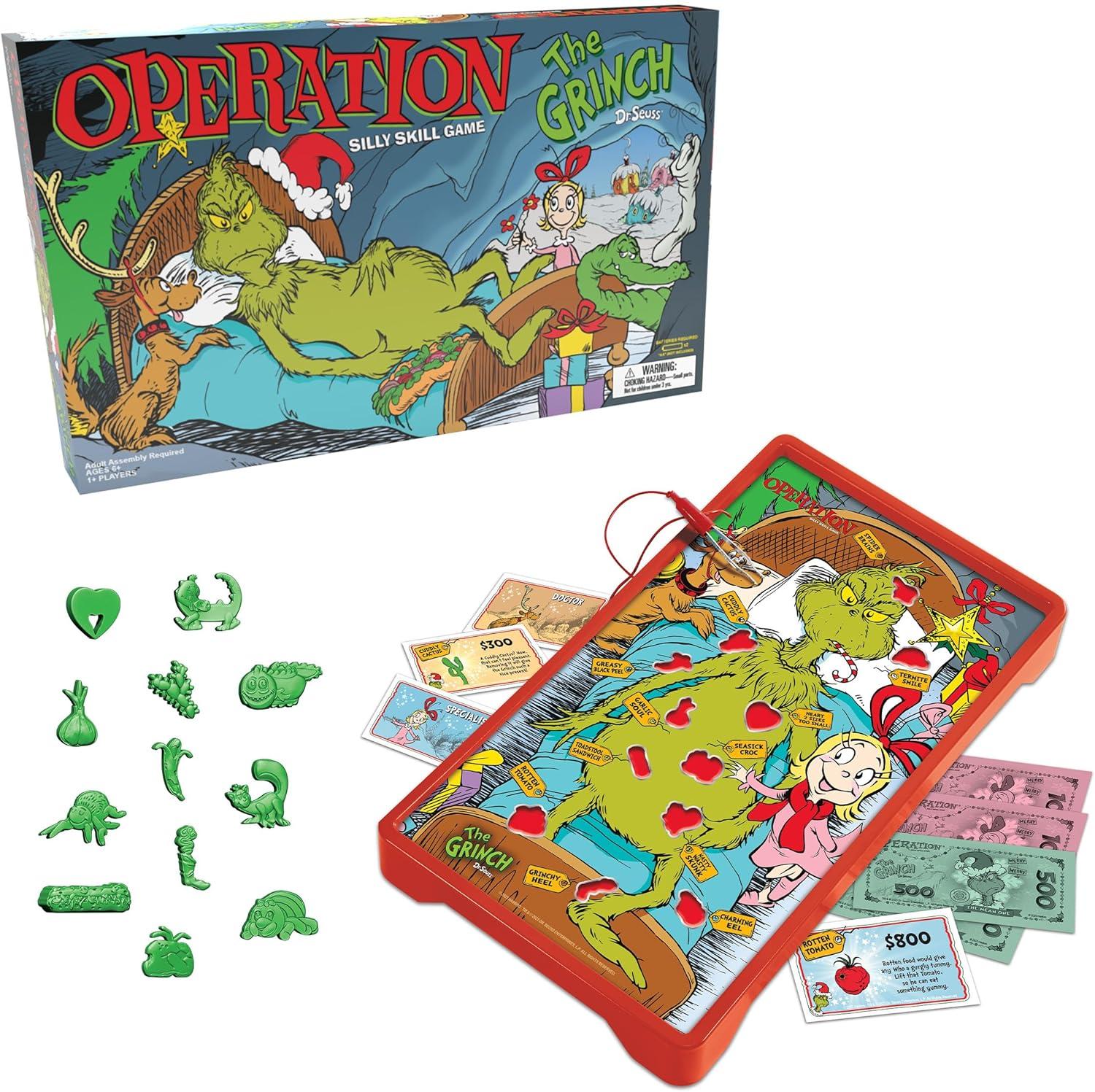 image:imageOperation The Grinch Board Game Classic Dr Seuss Art amp Custom Funatomy Parts