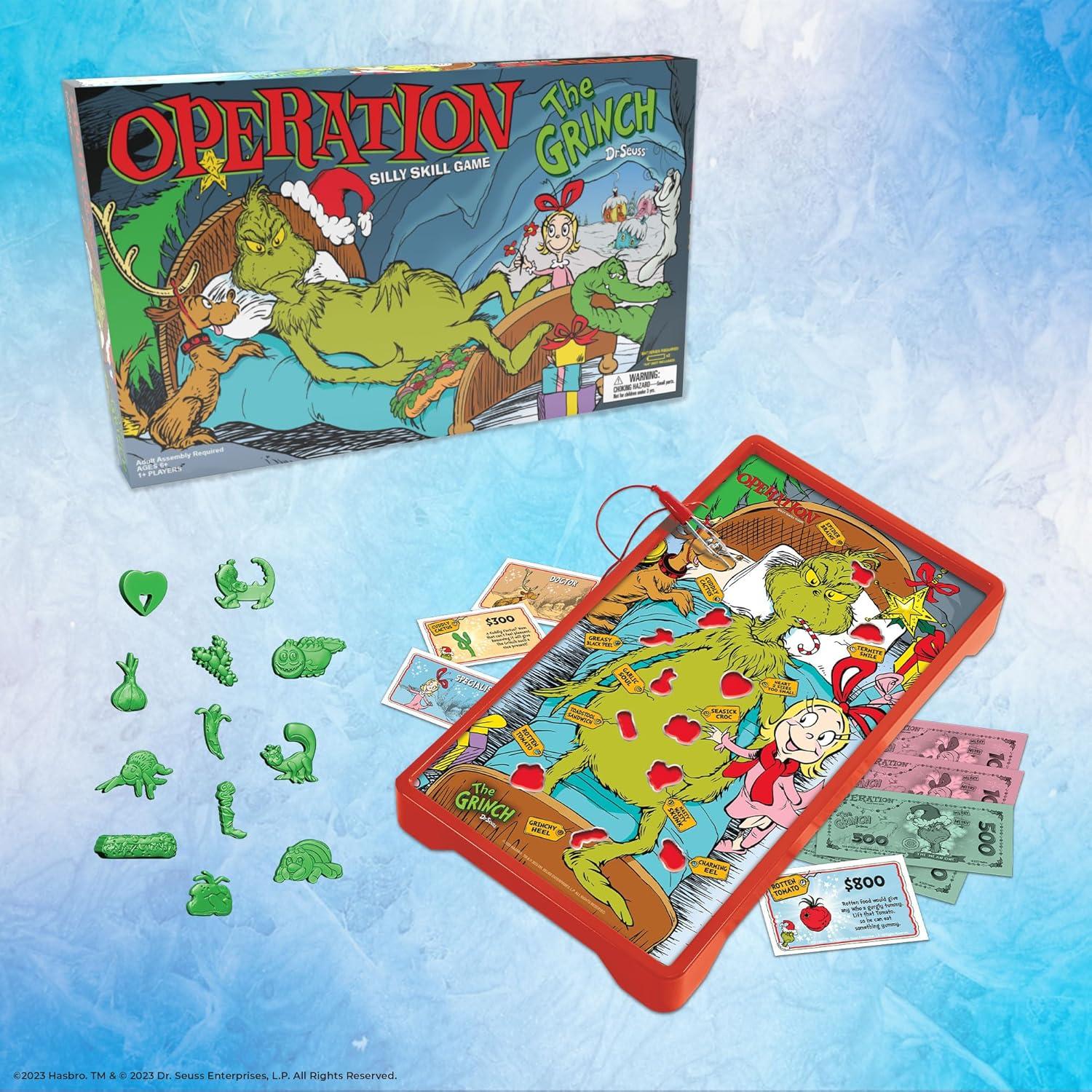 image:imageOperation The Grinch Board Game Classic Dr Seuss Art amp Custom Funatomy Parts