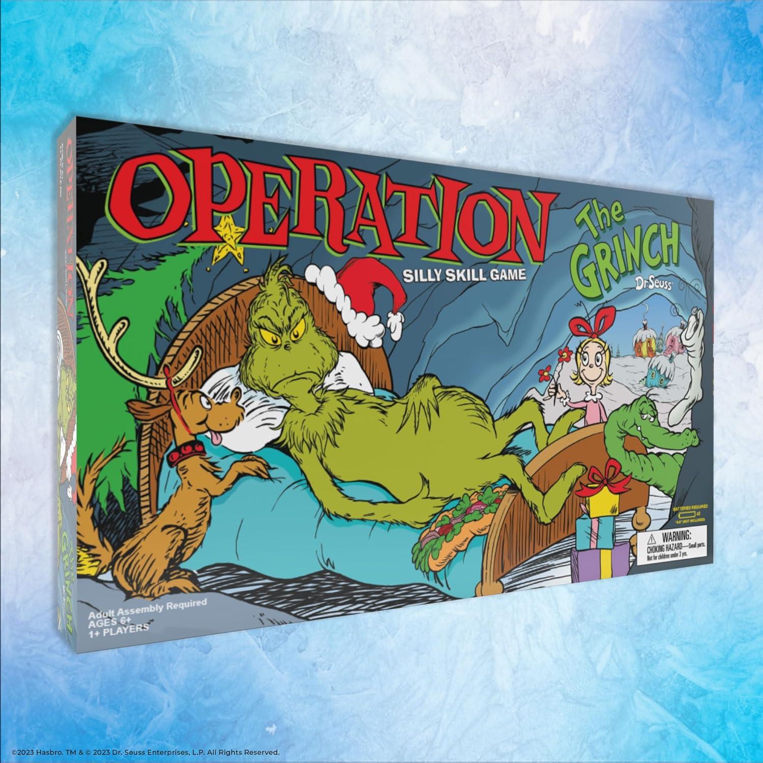 image:imageOperation The Grinch Board Game Classic Dr Seuss Art amp Custom Funatomy Parts