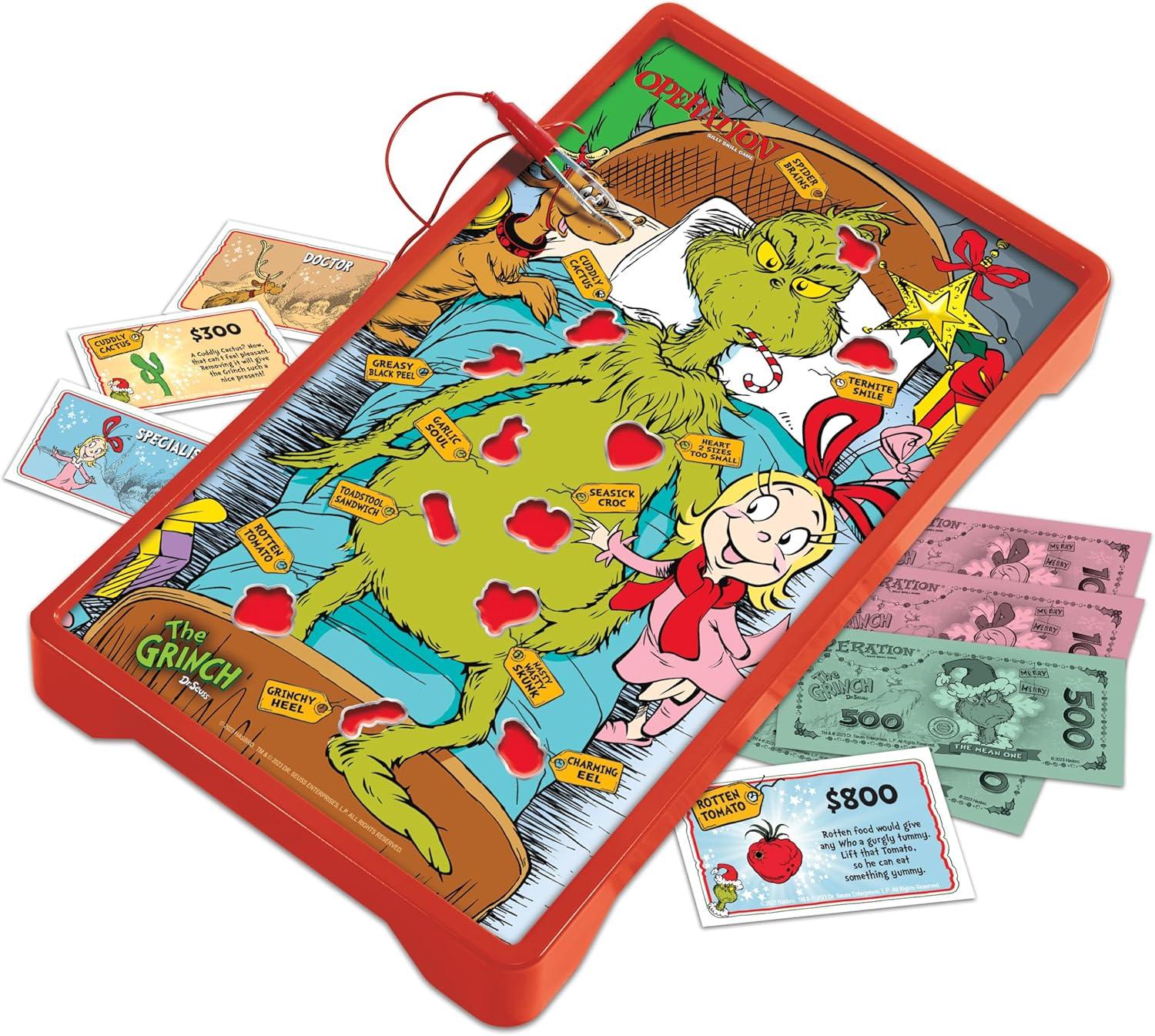 image:imageOperation The Grinch Board Game Classic Dr Seuss Art amp Custom Funatomy Parts