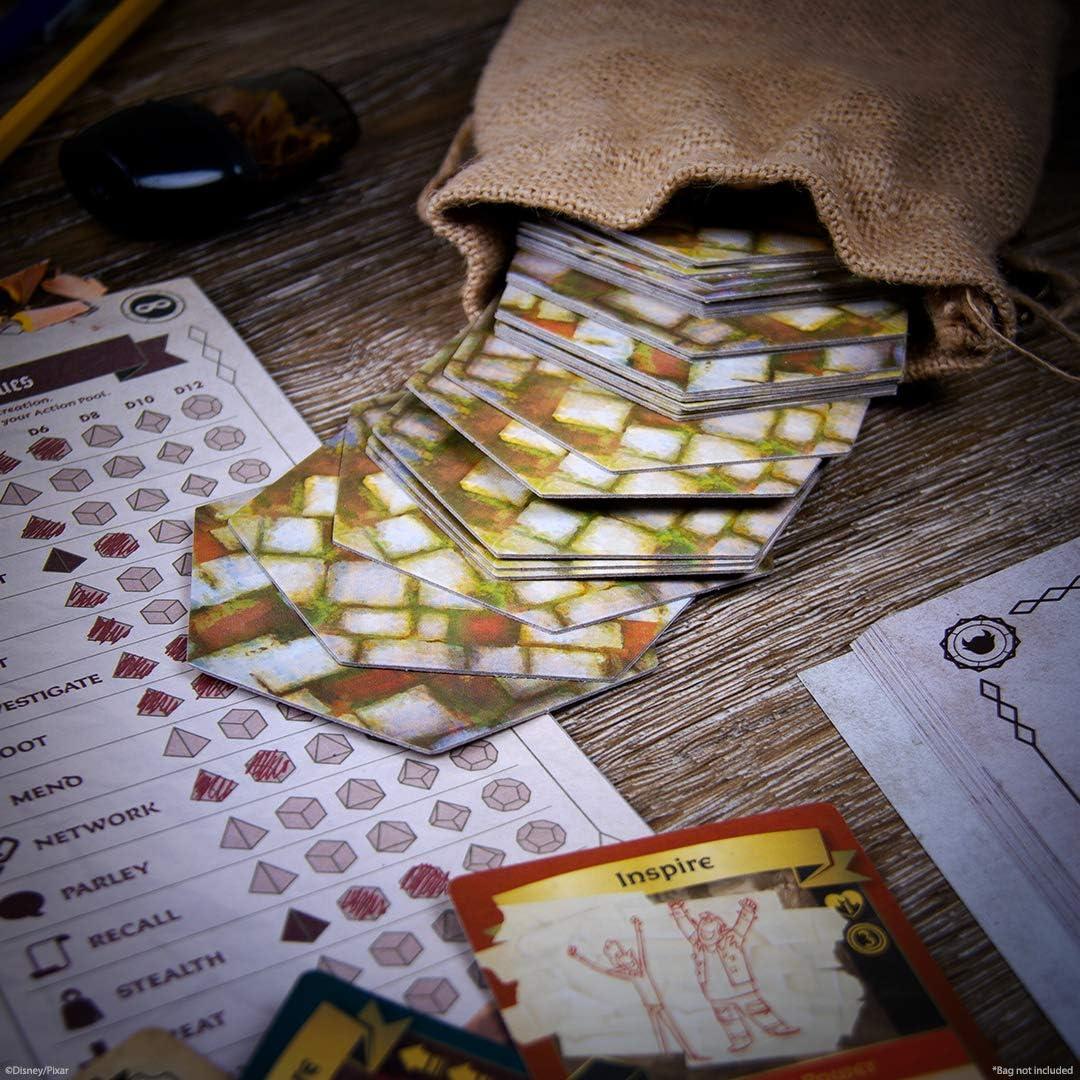 image:imageQuests of Yore Barleys Edition Role Playing Board Game Featured in Disney Pixar Onward Film Officially Licensed Pixar Game Featuring RPG Elements with Quest Master amp D4 D6 D8 and D12 Dice