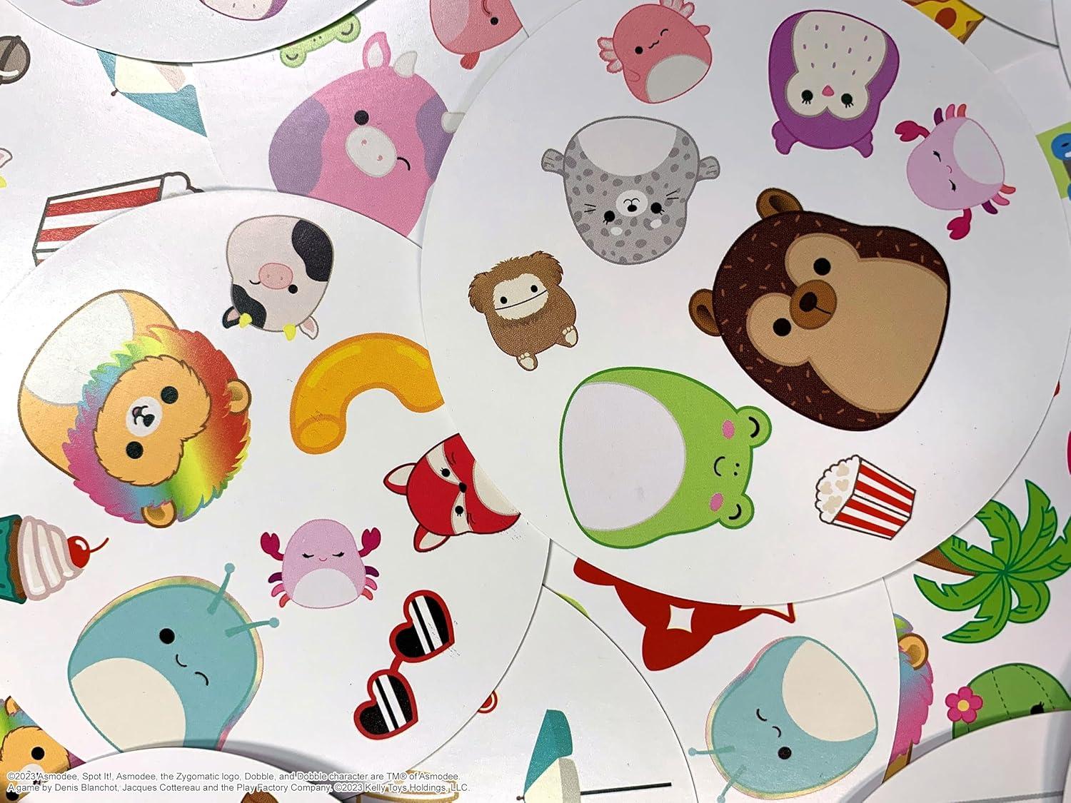 image:imageSpot It Squishmallows Fun Card Game for Kids and Adults Featuring Mila The Elephant or Cailey The Pink Crab and More Licensed Squishmallows Game
