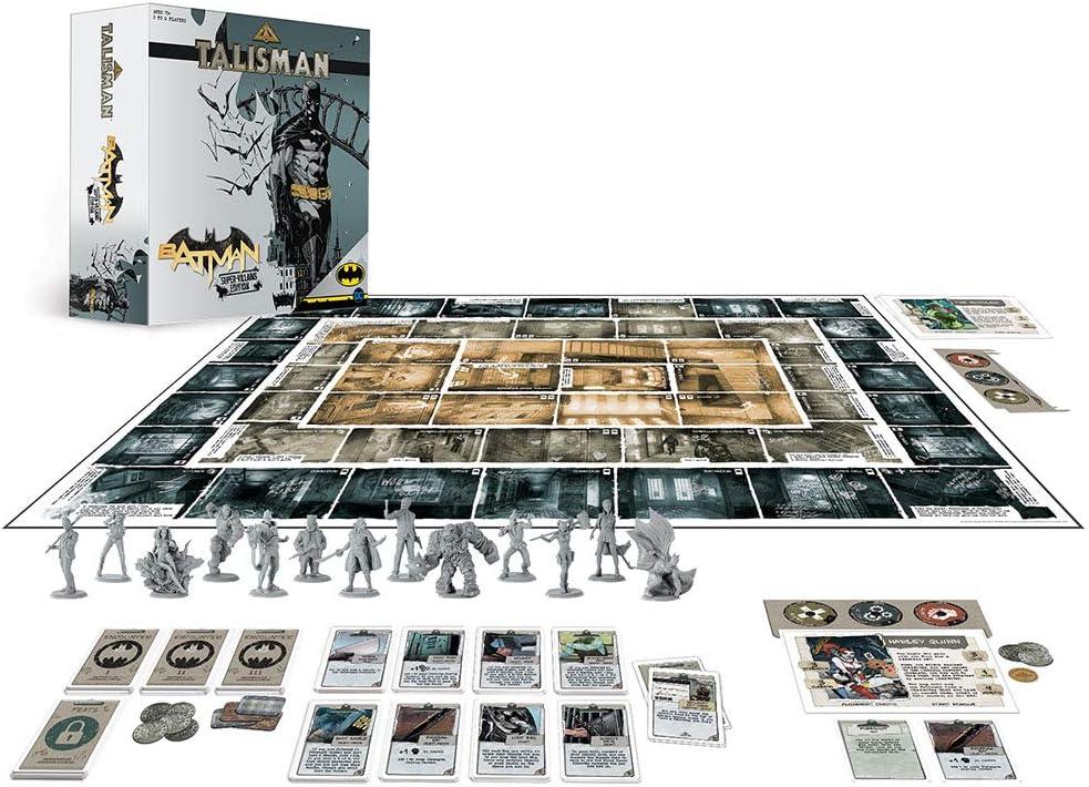 image:imageTalisman Batman SuperVillians Edition Competitive Board Game Based on the Talisman Magical Quest Game Official Batman Licensed Merchandise The Joker Harley Quinn Mr Freeze Bane The Penguin