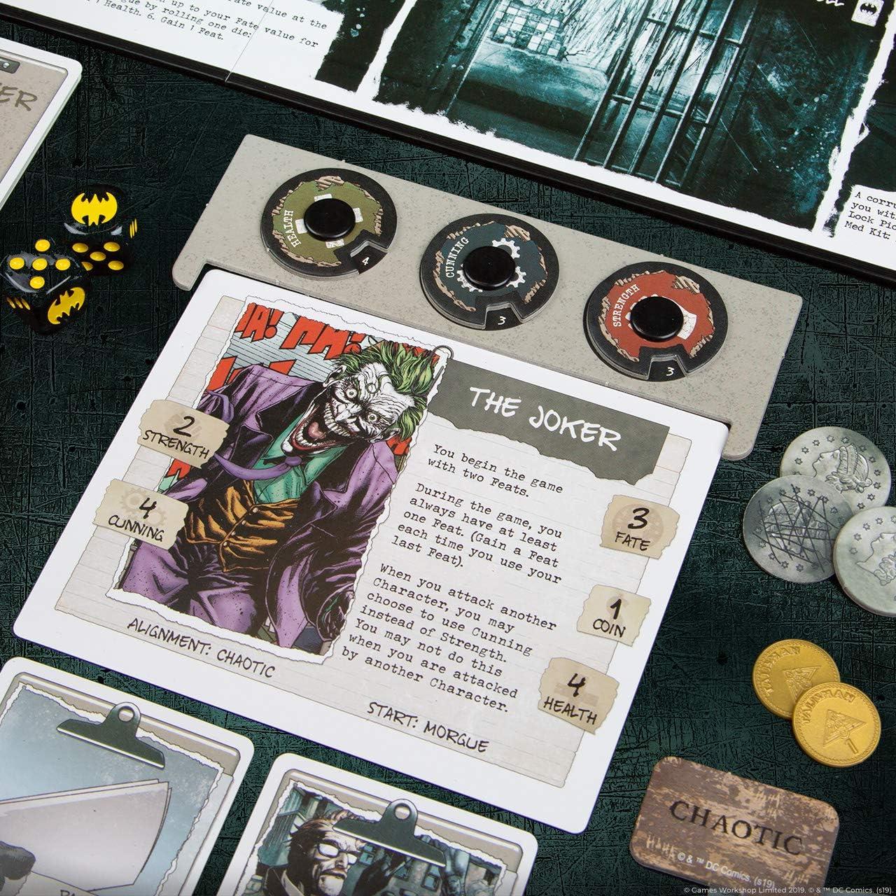 image:imageTalisman Batman SuperVillians Edition Competitive Board Game Based on the Talisman Magical Quest Game Official Batman Licensed Merchandise The Joker Harley Quinn Mr Freeze Bane The Penguin