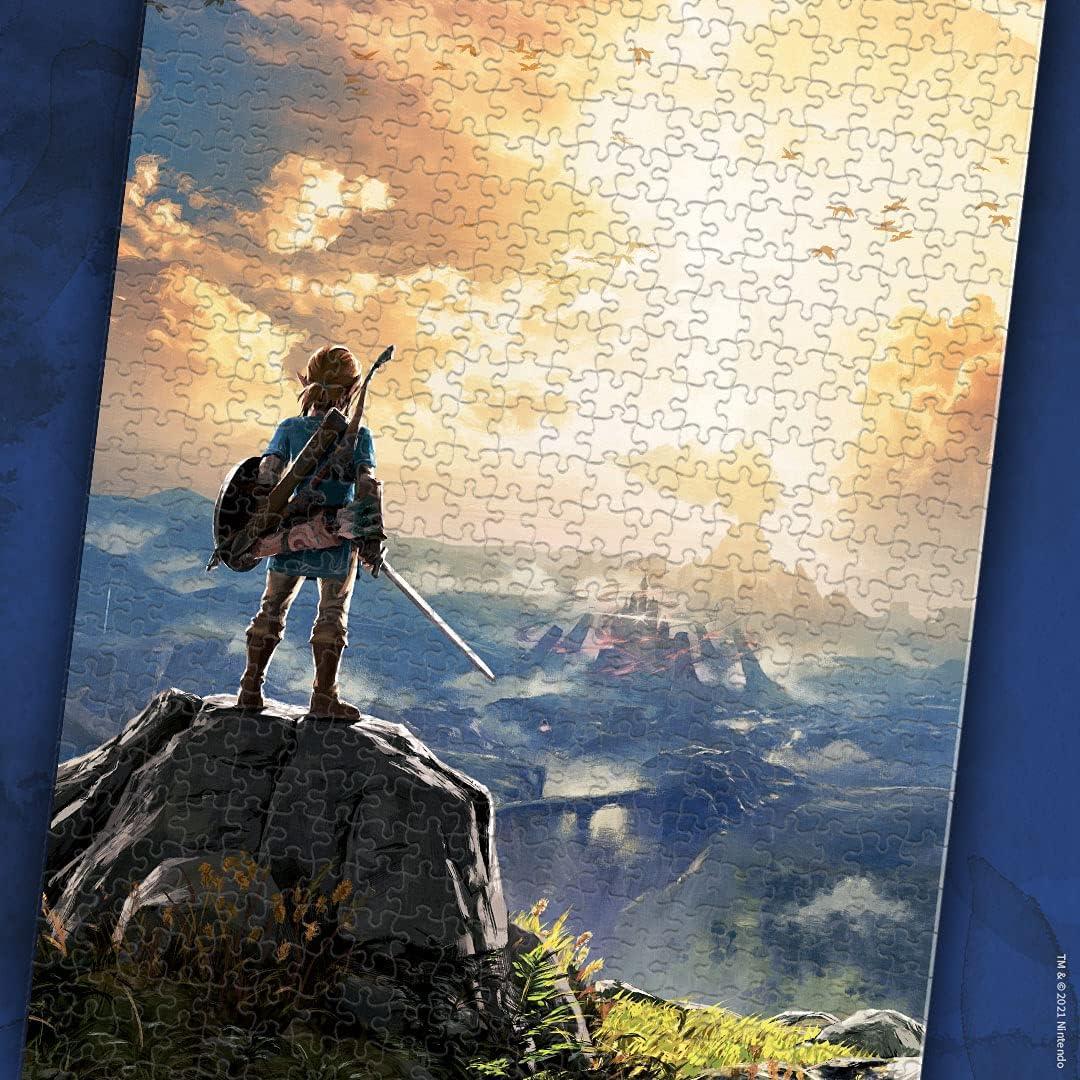 image:imageThe Legend of Zelda Breath of the Wild 1000 Piece Jigsaw Puzzle Collectible Puzzle Featuring Link from The Legend of Zelda Video Game Officially Licensed Nintendo Merchandise