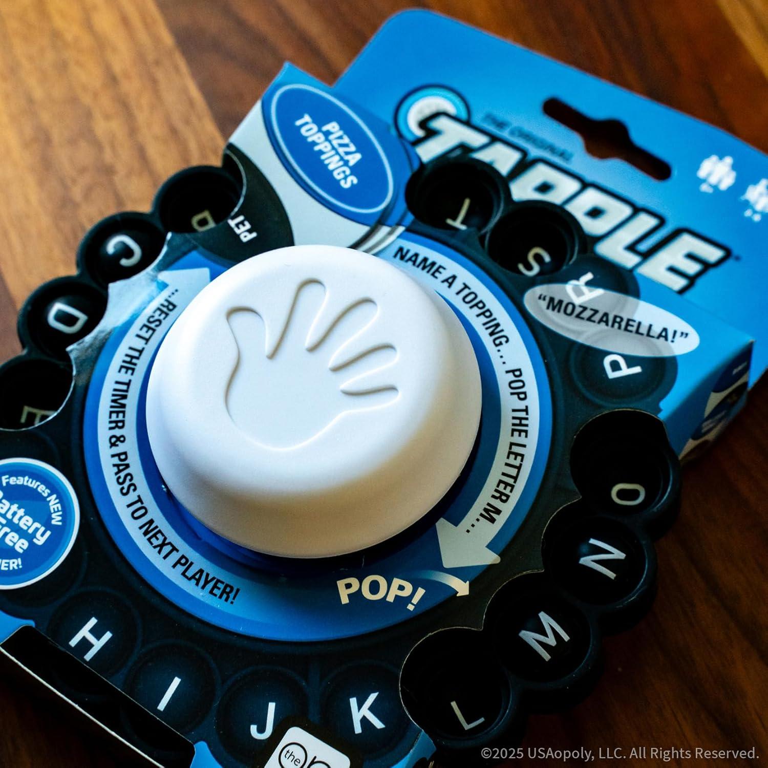 image:imageThe Original Tapple Mini Travel Sized Word Game for Family amp Kids Choose a Category amp Race Against Time Portable Pop Wheel With 36 Cards Fun Educational Toy amp Game for Ages 8 Quick Play Anywhere