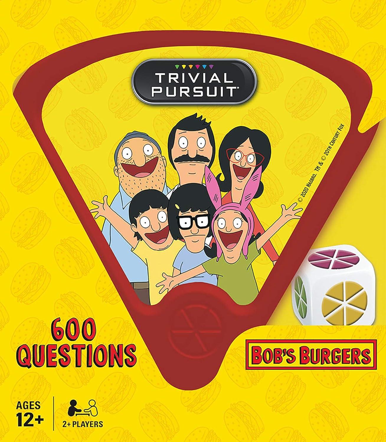 image:imageTrivial Pursuit Bobs Burgers BiteSized Edition Trivia Game Test Your Belcher Knowledge Covering The First 9 Seasons 600 Questions in 6 Categories Officially Licensed Merchandise amp Collectible